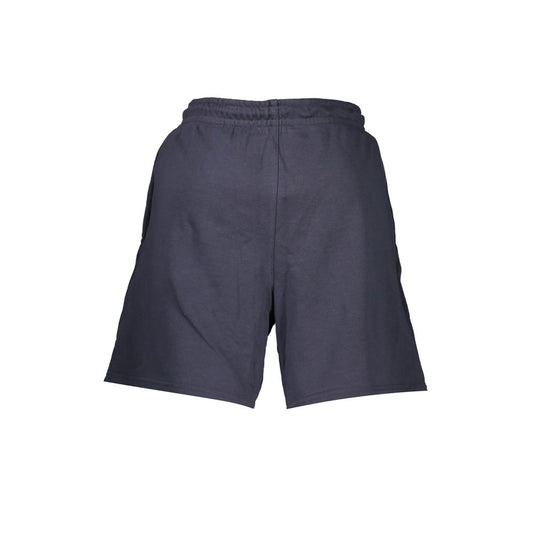 Blue Cotton Men's Jogger Pants