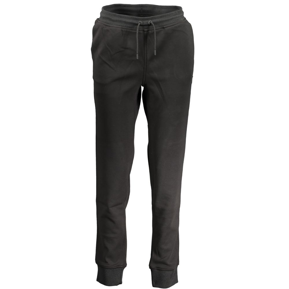 Black Cotton Women's Track Pant