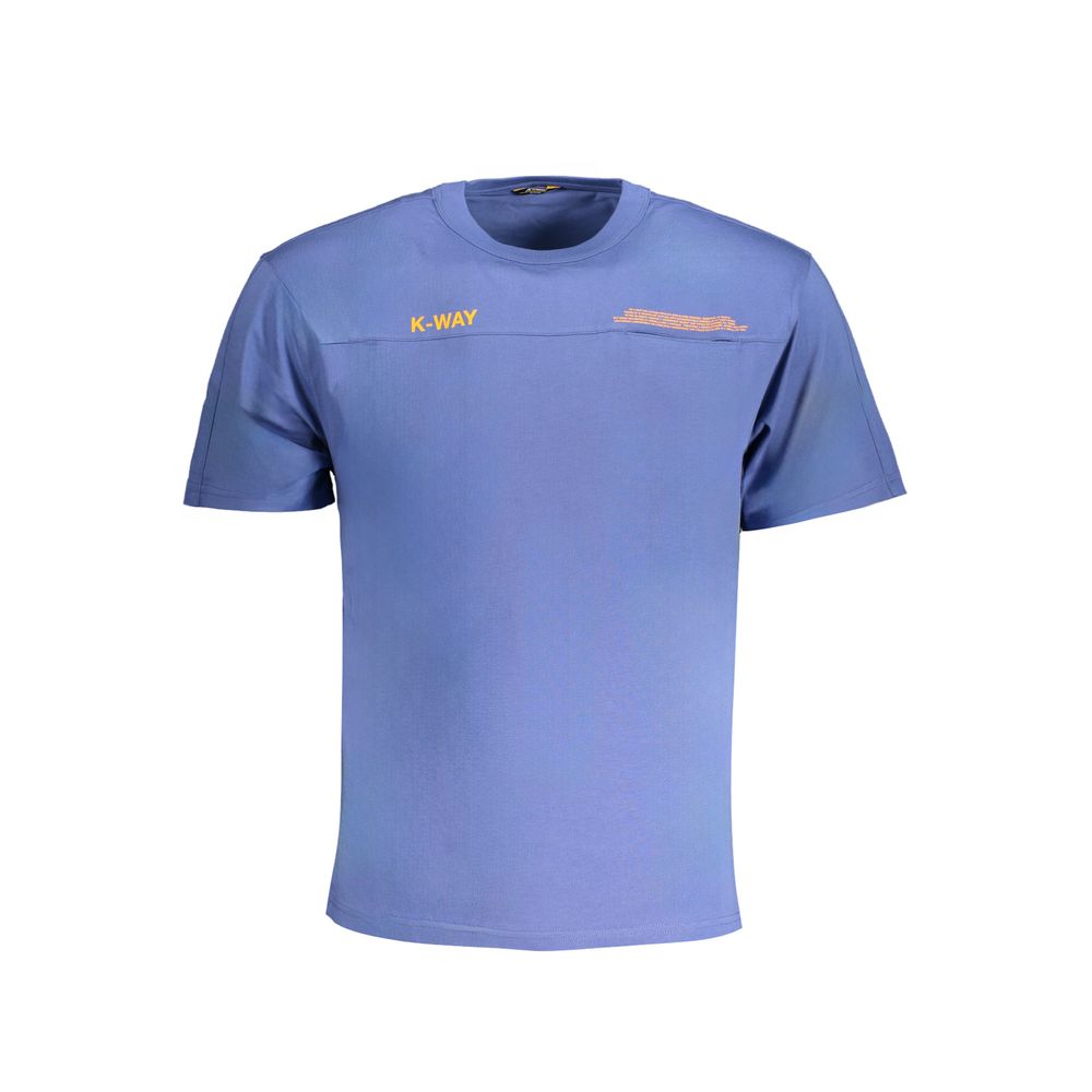Blu Cotton Men T-Shirt