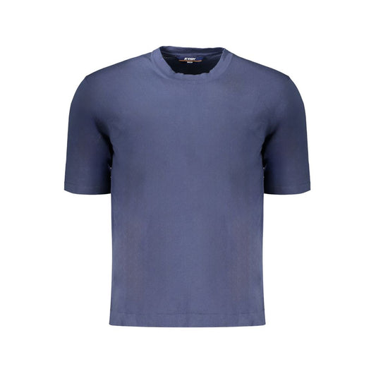 Blue Cotton Men's T-Shirt