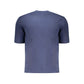 Blue Cotton Men's T-Shirt