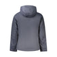 Blue Polyester Men's Jacket