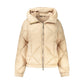 Beige Polyester Women Jacket