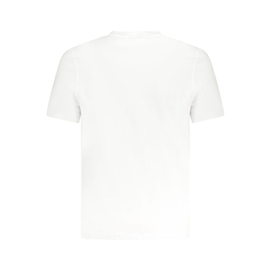 White Cotton Men T-Shirt