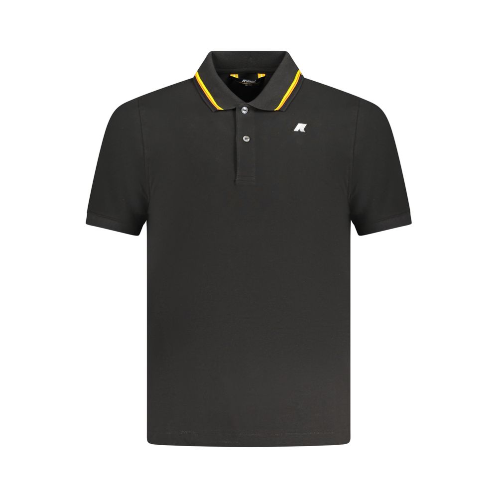 Black Cotton Male Polo Shirt