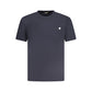 Blu Cotton Men T-Shirt