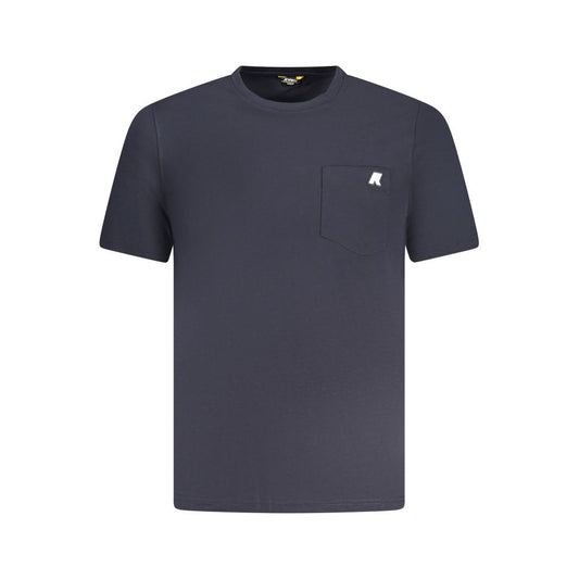Blu Cotton Men T-Shirt