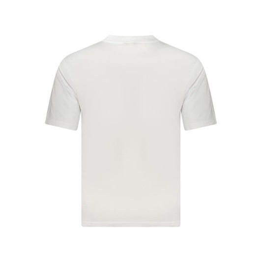 White Cotton Men T-Shirt