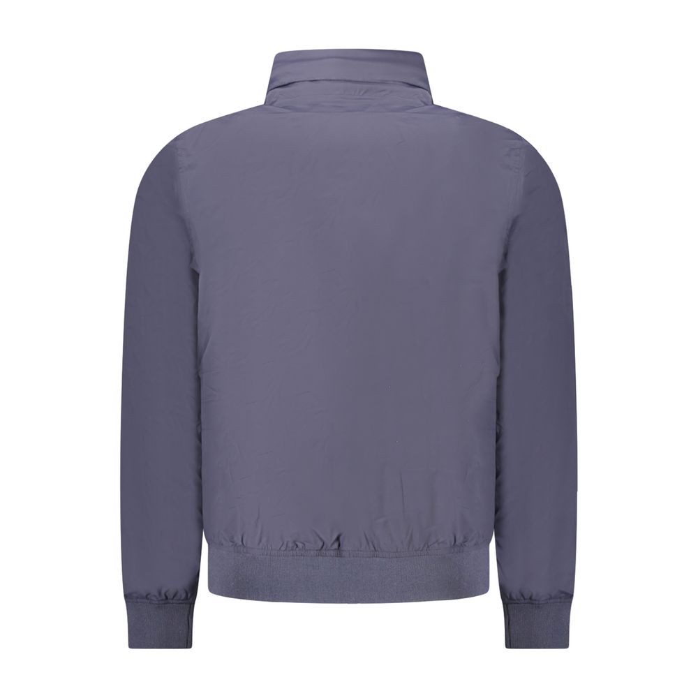 Blue Nylon Mens Jacket