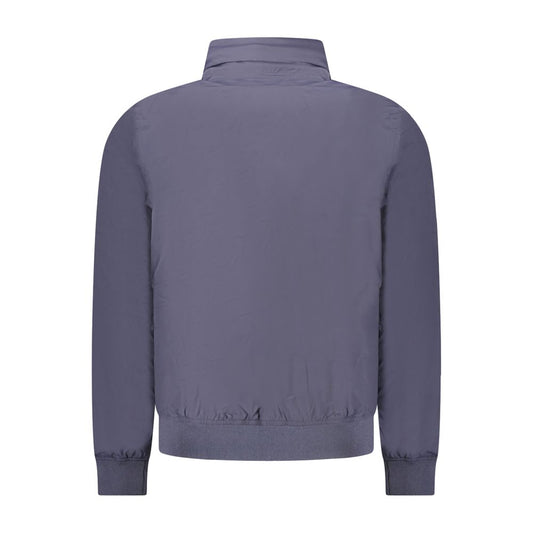 Blue Nylon Mens Jacket