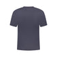 Blue Cotton Men T-Shirt