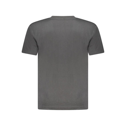 Black Cotton Mens T-Shirt