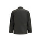 Bicolor Cotton Full-Length Jacket