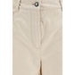 White Cotton Casual Pants