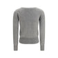 Gray Cashmere Cardigan