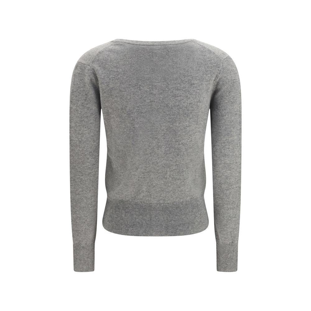 Gray Cashmere Cardigan