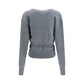 Gray Cashmere Cardigan