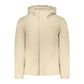 Beige Polyester Men Jacket