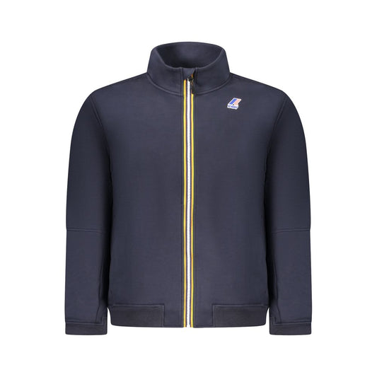 Blue Cotton Men Sweater