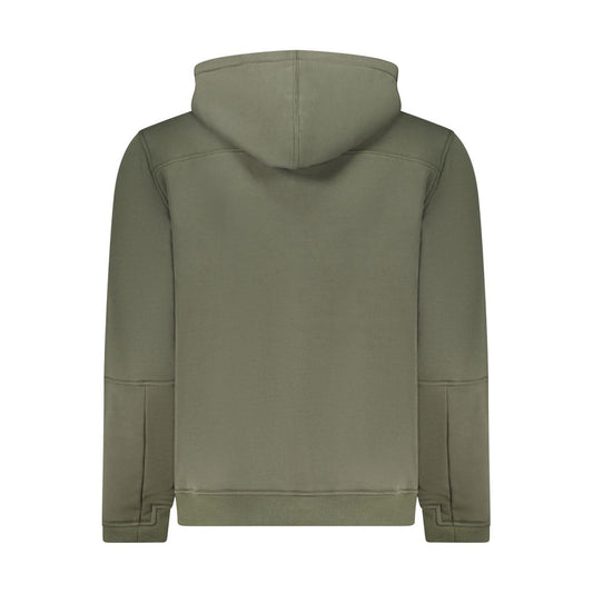 Green Cotton Men Sweater