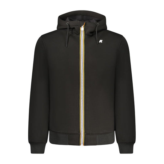 Black Polyester Men Sweater