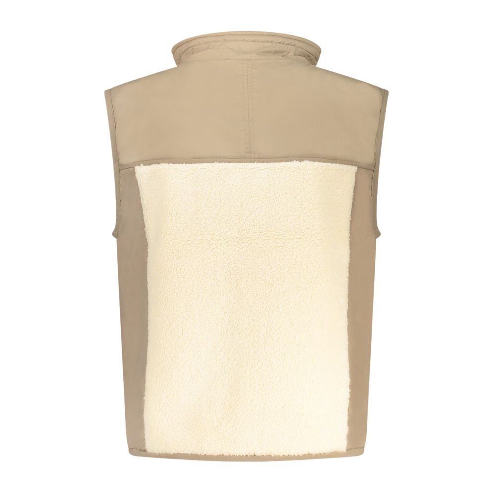 Beige Polyamide Men Jacket