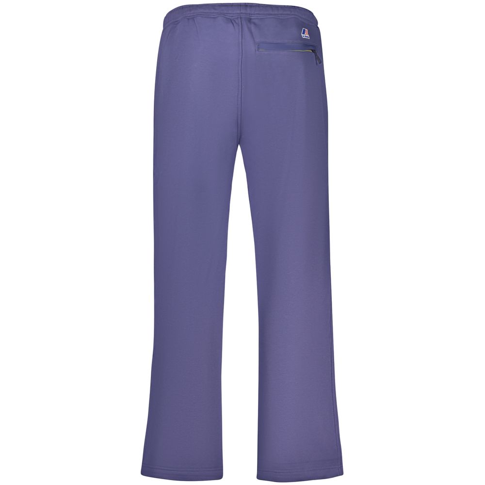 Blue Cotton Men Pant