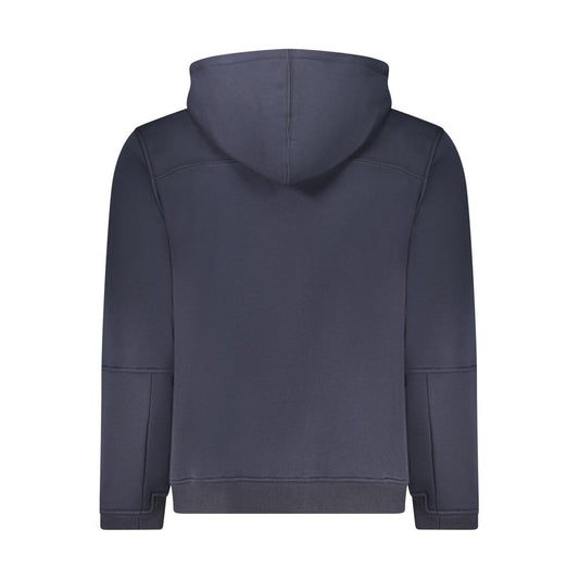 Blue Cotton Men Sweater