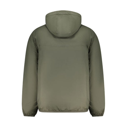 Green Polyamide Men Jacket
