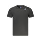 Black Cotton Men T-Shirt