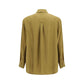 Beige Silk Dress Shirt