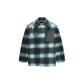 Bicolor Wool Oves Aries Full-Length Jacket