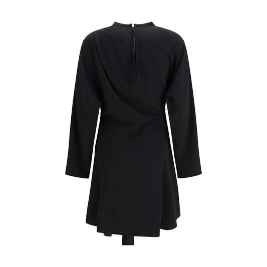 Black Recycled Polyester Cocktail Dress