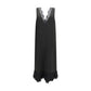 Black Acetate Casual Dress