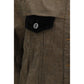 Brown Cotton Denim Jacket
