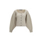 Beige Wool Oves Aries Cardigan