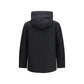 Black Cotton Shell Jacket