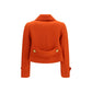 Orange Wool Oves Aries Full-Length Jacket