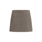 Brown Wool Oves Aries Mini Skirt