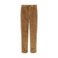 Brown Cotton Casual Pants
