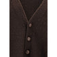 Brown Wool Oves Aries Cardigan