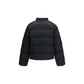 Black Polyamide Full-Length Jacket