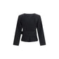 Black Wool Oves Aries Full-Length Jacket