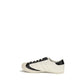 White Calf Leather Bos Taurus Low Top Sneakers