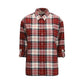 Red Cotton Pattern Shirt