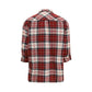 Red Cotton Pattern Shirt
