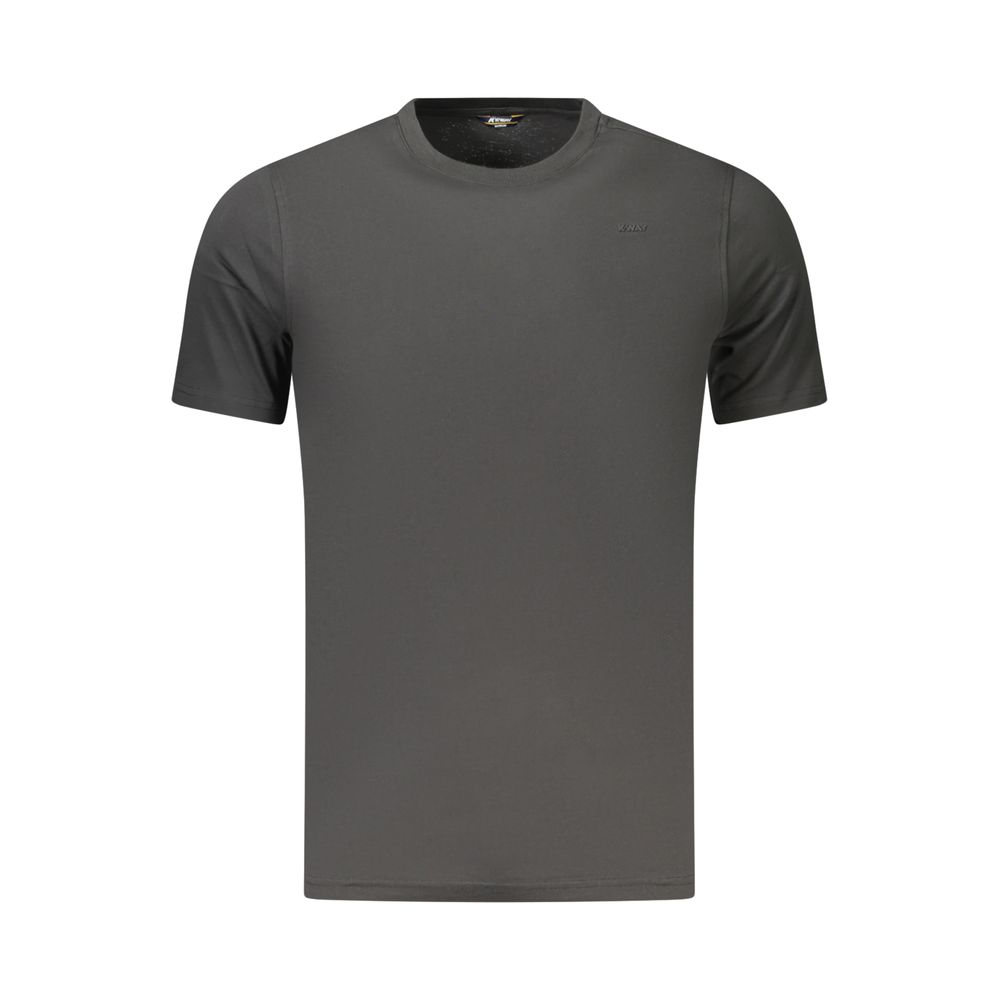 Black Cotton Men's T-Shirt