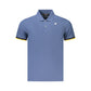 Blue Cotton Men's Polo Shirt