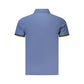 Blue Cotton Men's Polo Shirt
