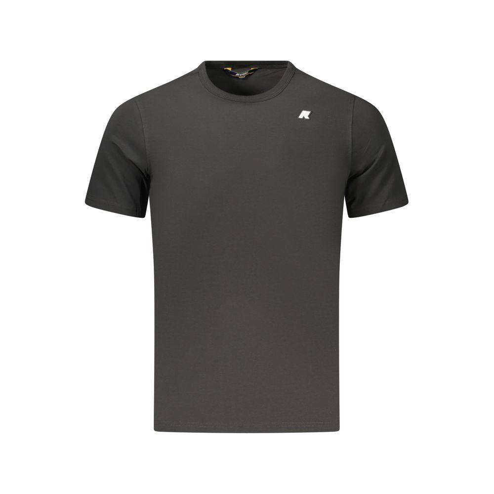 Black Cotton Men's T-Shirt